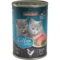 Leonardo All Meat 6 x 400 g - Kitten aves