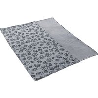 Smartpet Pawzzz mikrofiberfilt - ljusgrå/svart L 200 x B 150 cm