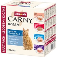 12x80g Ocean lot mixte I 3 x 4 saveurs Animonda Carny - Pâtée pour chat