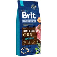 Brit Premium by Nature Sensitive Agnello & Riso Crocchette cane - 15 kg
