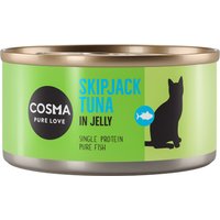 6x170g Cosma Original en gelée thon Skipjack - Pâtée pour chat