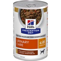 Hill's Prescription Diet c/d Multicare Urinary Care Stew Chicken hundfoder - 12 x 354 g
