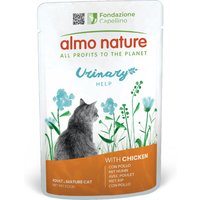 Almo Nature Holistic Urinary Help portionspåse - Ekonomipack: 24 x 70 g kyckling