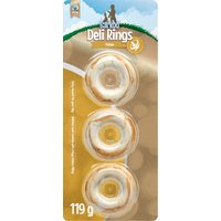 119g, 7 cm de diamètre Barkoo Deli Rings au poulet Anneaux à mâcher - Friandises pour chien