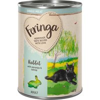 Offre d'essai : Feringa 1 x 400 g pour chat Single Meat - lapin, panais & menthe à chat
