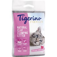Offre d'essai : Litière Tigerino Premium 6 kg pour chat - Senteur talc