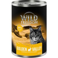 6x400g Adult Golden Valley lapin, poulet Wild Freedom - Pâtée pour chat