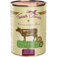 Terra Canis Metzgers Bestes 6 x 400 g pour chien - pur boeuf