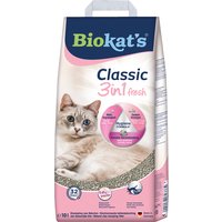 10L Litière Biokat's Classic Fresh 3in1, senteur talc - pour chat