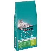 9.75kg Chat d'Intérieur dinde, céréales complètes ONE PURINA Croquettes pour chat