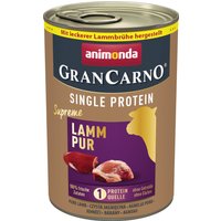 Animonda GranCarno Adult Single Protein Supreme 6 x 400 g - Lamm Pur