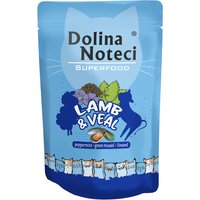 20 x 85 g Dolina Noteci Superfood Agneau et veau humide nourriture pour chat