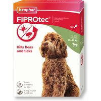 Beaphar FIPROtec for Large Dogs, Spot On Solution - 4 Pipettes - 81875 - Animed