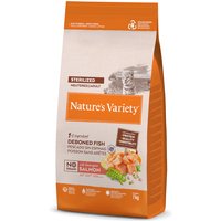 7kg Nature's Variety Selected Sterilised saumon de Norvège - Croquettes pour chat