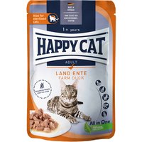 24x85g Happy Cat Meat en sauce canard fermier - Pâtée pour chat
