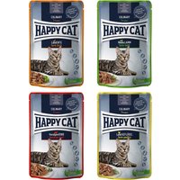 24x85g Happy Cat Meat en sauce lot mixte II - Pâtée pour chat