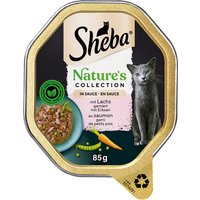 22x85g Zalm in Saus Nature's Collection Sheba Kattenvoer