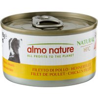 Almo Nature HFC 6 x 95 g Alimento umido per cani - Filetto di Pollo