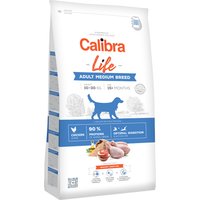 12kg Calibra Dog Life Adultes Races Moyennes Poulet