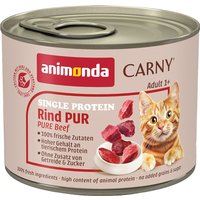 animonda Carny Single Protein Adult 6 x 200 g - Nötkött pur