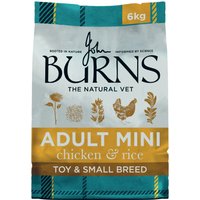Burns Adult & Senior Original Toy & Small Breed - Chicken & Rice - 6 kg
