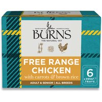 Burns Free Range Chicken with Carrots & Brown Rice 6 x 395g - 6 x 395g