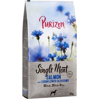 Purizon Single Meat Salmon & Spinach with Cornflower Blossoms - 12 kg