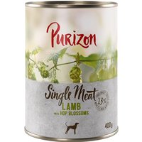 Purizon Single Meat 6 x 400 g pour chien - agneau, fleurs de houblon