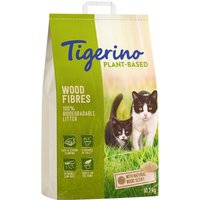 Tigerino Plant-Based träfiberströ - naturlig trädoft, parfymfritt - 25 liter (10,3 kg)