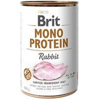 12x400g Brit Mono Protein lapin pâtée pour chien