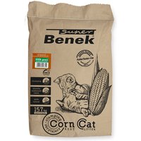 Litière Super Benek Corn Cat, senteur herbe fraîchement coupée pour chat - 25 l (environ 15,7 kg)