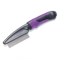 Karlie Professional loppkamm med grepp - L 21 x B 5 x H 3 cm