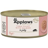 Applaws i gelé 6 x 70 g - Tonfisk & lax