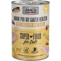 MAC´s Cat 6 x 400 g - Huhn PUR mit ganzen Geflügelherzen MAC´s Cat 6 x 400 g - Huhn PUR mit ganzen Geflügelherzen
