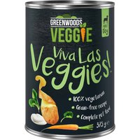 Greenwoods Veggie Yoghurt, Potato, Carrots & Spinach - 6 x 375 g