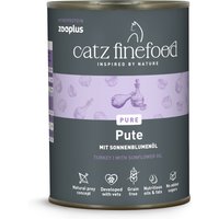 6x400g catz finefood Monoprotein dinde - Pâtée pour chat