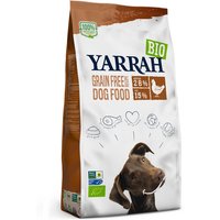 10kg Yarrah Bio sans céréales, poulet bio - Croquettes pour chien