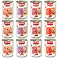 12x400g Adult lot mixte au bœuf (4 variétés) Animonda Carny - pâtée pour chat
