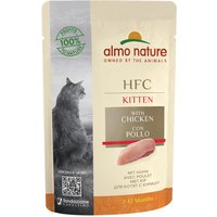 6x55g Almo Nature HFC Kitten poulet - Pâtée pour chat