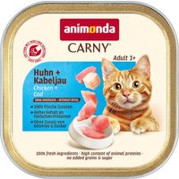 Animonda Carny Adult 32 x 85 g - Kyckling & torsk