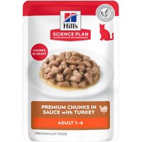 Hill's Science Plan Adult 1 - 6 - Saver Pack: Turkey (48 x 85g)