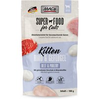 MAC's Cat Pouch Kitten 12 x 100 g - Nötkött & fjäderfä