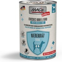 Pack économique : 24 x 400 g MAC's Dog Vetcare Régime rénal poulet et bœuf nourriture pour chien humide