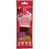 3x60g Lucky Jim Os à mâcher M fromage et collagène Bœuf Friandises pour chien