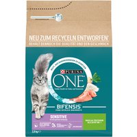 PURINA ONE Sensitive pour chat - 3 x 2,8 kg