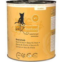 Catz Finefood 6 x 800 g pour chat - boeuf, veau
