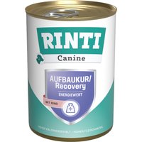 RINTI Canine Recovery med nötkött 400 g - Ekonomipack: 24 x 400 g