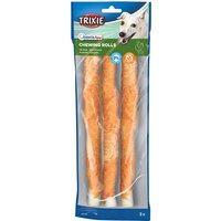 2x250g Trixie Denta fun rouleaux à mâcher au poulet d'environ 28cm Friandises pour chiens