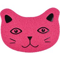 Flamingo Pancho matta för kattlådor - Fuchsia