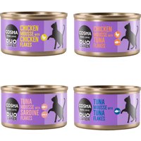 Lot Cosma DUO Layer 24 x 70 g pour chat - lot mixte